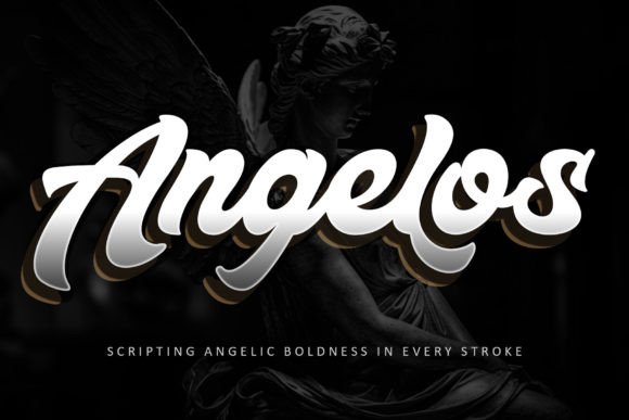 Angelos: A Bold Script Font for Modern Campaigns