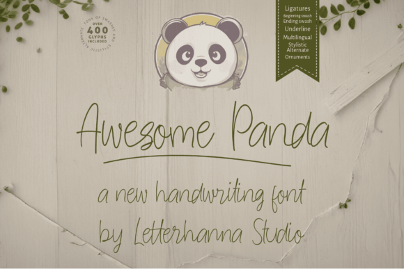 Awesome Panda: A Cutesy Font for Creative Campaigns