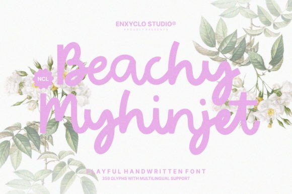 Beachy Myhinjet Font for Business