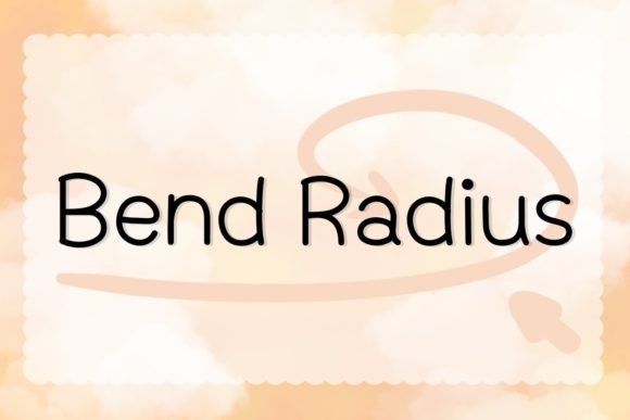 Bend Radius: A Friendly Font for Business