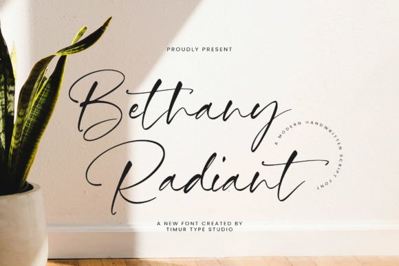 Bethany Radiant: A Fresh Script Font for Web Design