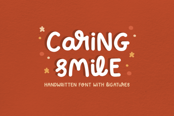 Caring Smile Font: Handwritten Elegance