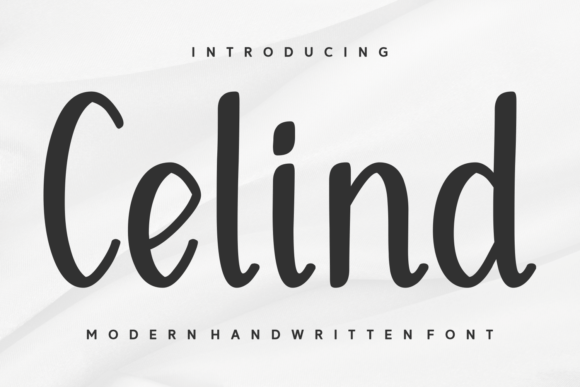Celind: A Hand-Drawn Font for Craft Creators