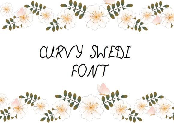 Curvy Swedi: A Handwritten Font for Web Design