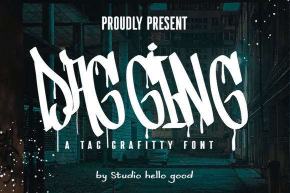 Dagging Font: Urban Edge for Branding