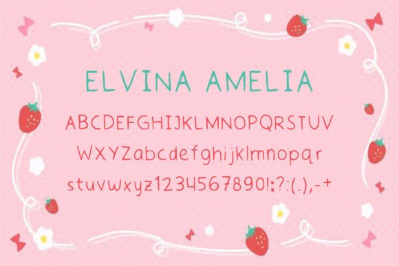 Elvina Amelia: A Font That Speaks