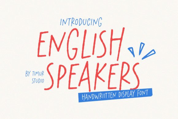 English Speakers Font Review