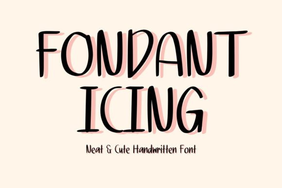 Fondant Icing: A Handwritten Font for Elegant Design