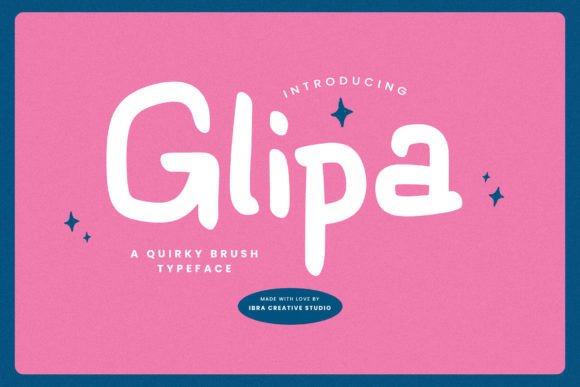 Glipa: A Playful Typeface for Creative Projects