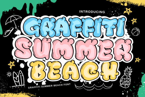 Graffiti Summer Beach Font Review