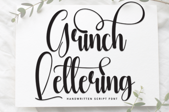Grinch Lettering: A Stylish Font for Business Branding