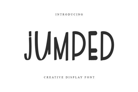 Jumped: A Handwritten Font for Creative Expression