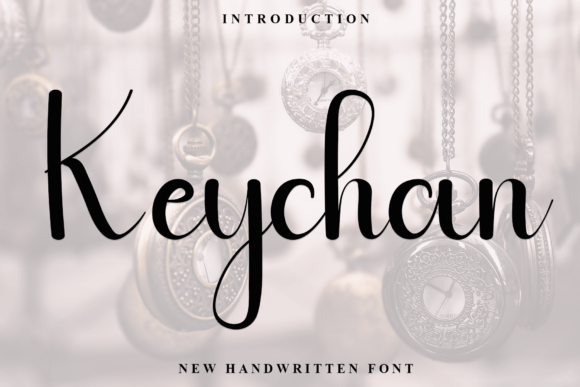 Keychan: A Magical Script Font