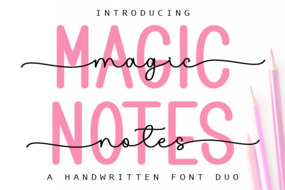 Magic Notes Duo Font