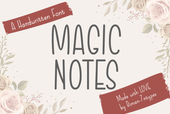 Magic Notes Font for Creative Makers