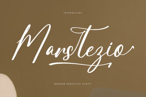 Marstezio: A Dazzling Script Font