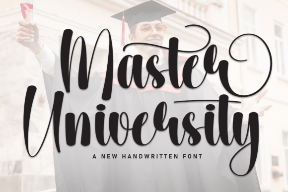 Master University Font for Web Design