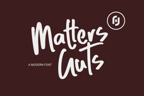 Matters Guts Font: Bold, Handmade, and Ready for Craft Projects
