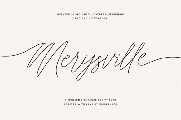 Merysville: A Font for Business Elegance