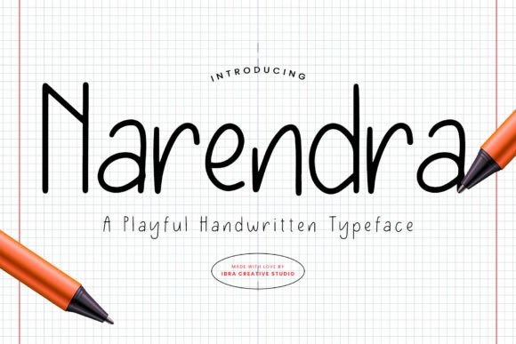 Narendra: A Playful Font for Creative Campaigns
