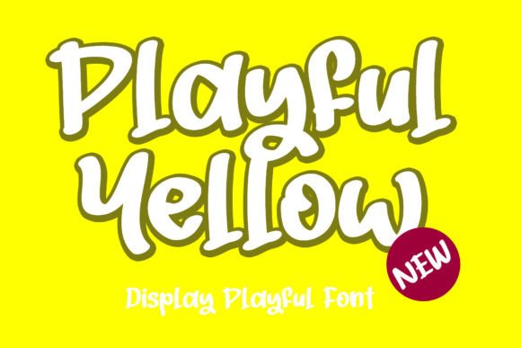 Playful Yellow Font Review