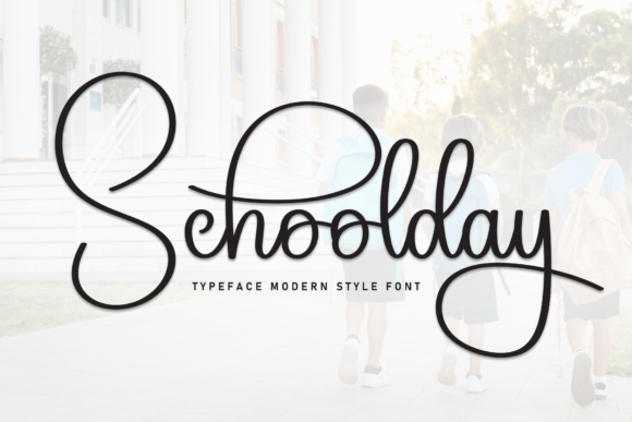 Schoolday: A Graceful Script Font