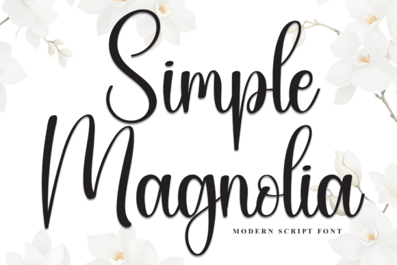 Simple Magnolia Font for Web Design