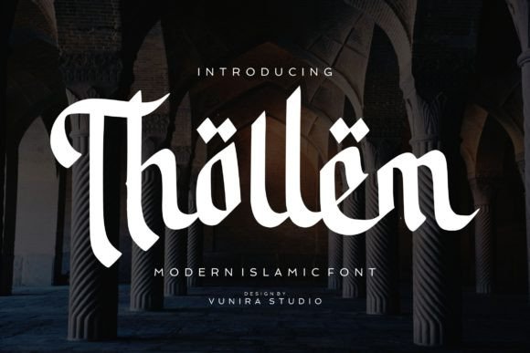 Thollem: Modern Islamic Font for Editorial Design