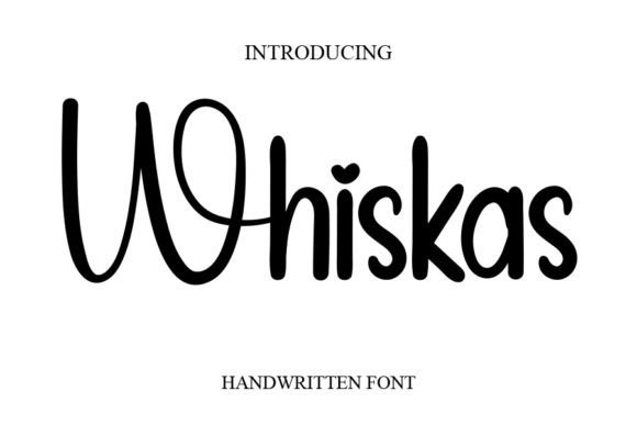 Whiskas: A Trendy Handwritten Font